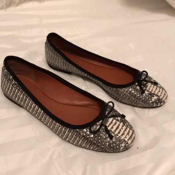 Snakeskin Coach flats - Picture 5 of 5